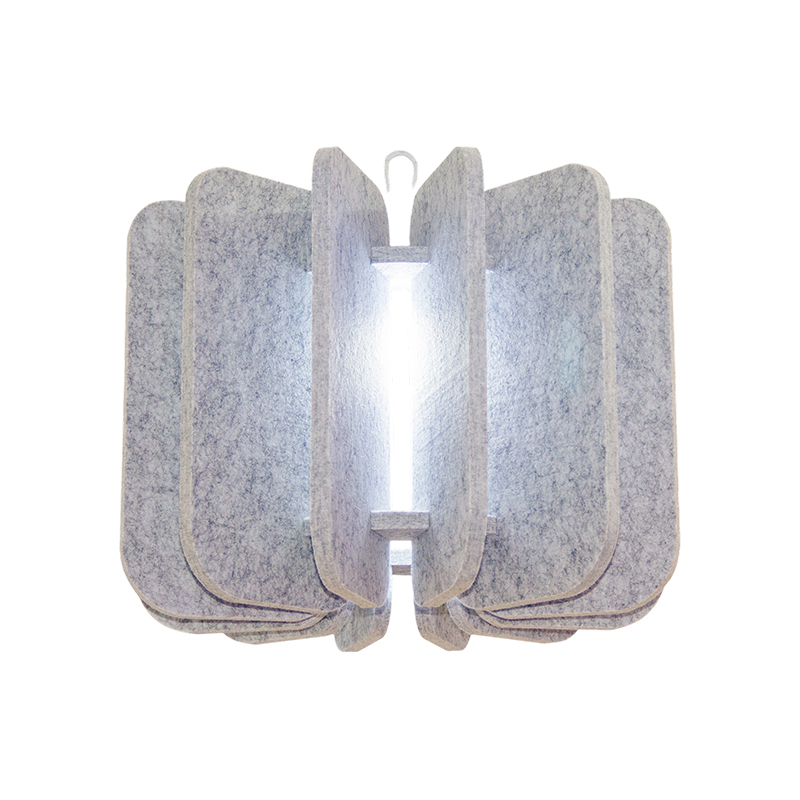 Penyerapan Bunyi Siling Candelier, Mesra Alam, dan Sesuai untuk Menghias Bilik. Penyerapan Bunyi Siling Candelier, Mesra Alam, dan Sesuai untuk Menghias Bilik.