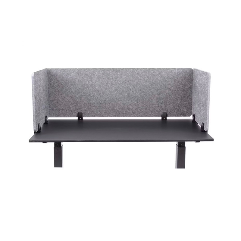 Spesonic Mesra Alam Poliester Gentian PET Pembahagi Bunyi Menyerap Skrin Meja Akustik Poliester