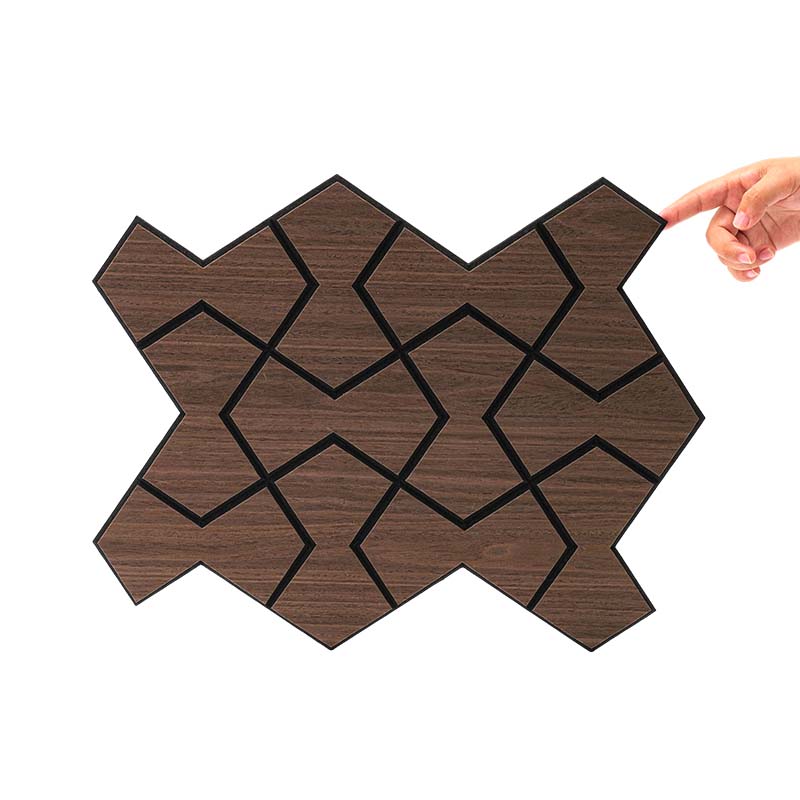 Panel Dinding Selat Venir Kayu Akustik Spesonic untuk Hiasan Dinding Dalaman dan Siling