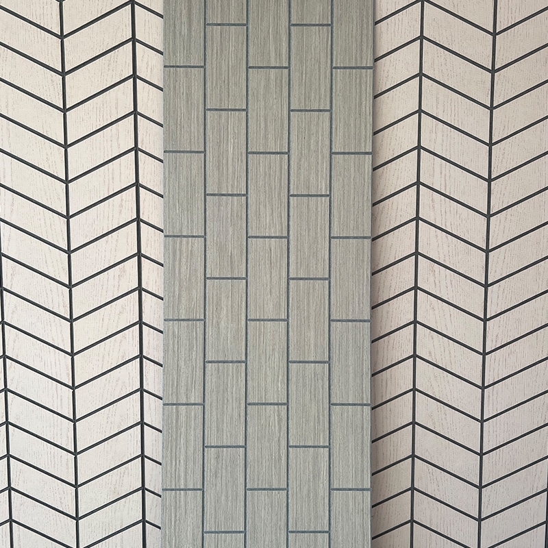 Panel Buih Panel Dinding Akustik Venir Kayu Gaya Reka Bentuk Perindustrian untuk Aplikasi Akustik di Pangsapuri