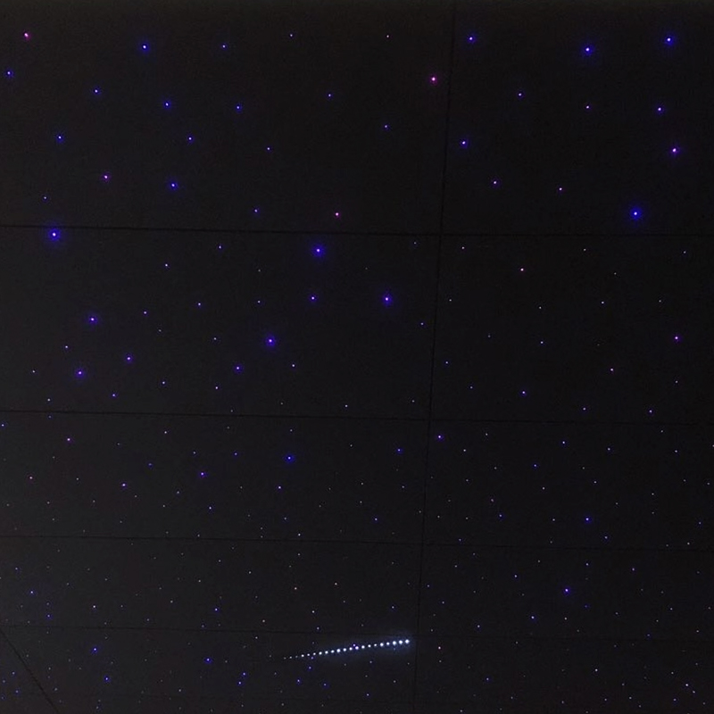 Spesonic Acoustic Fiber Optic Starry Siling Panel Acoustic Star Siling Poliester Fiber Starlight Spesonic Acoustic Fiber Optic Starry Siling Panel Acoustic Star Siling Poliester Fiber Starlight