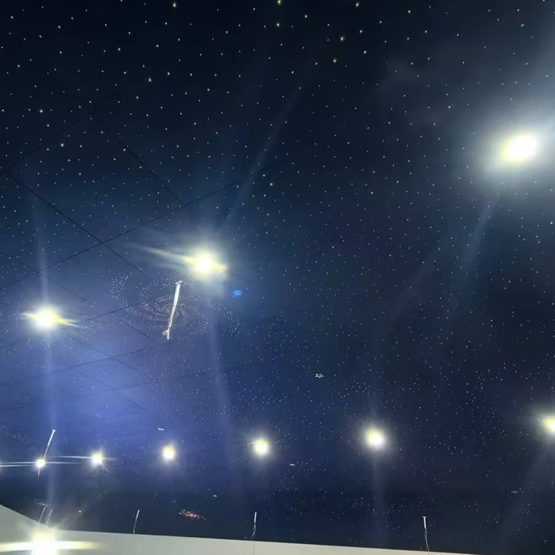 Spesonic Acoustic Fiber Optic Starry Siling Panel Acoustic Star Siling Poliester Fiber Starlight Spesonic Acoustic Fiber Optic Starry Siling Panel Acoustic Star Siling Poliester Fiber Starlight