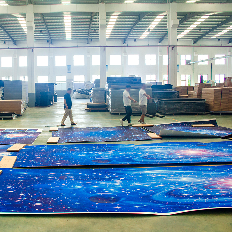 Siling Bintang Lancar - Boleh Disesuaikan, Pemasangan Mudah, Menyerap Bunyi untuk Pawagam/Hotel