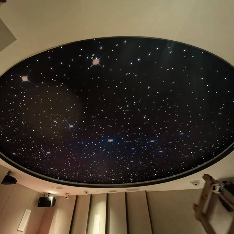 Bar Lampu Siling Atas Bintang Moden untuk Bilik Audio-Visual KTV Gentian Optik Projektor Hiasan Bintang Langit Langsung