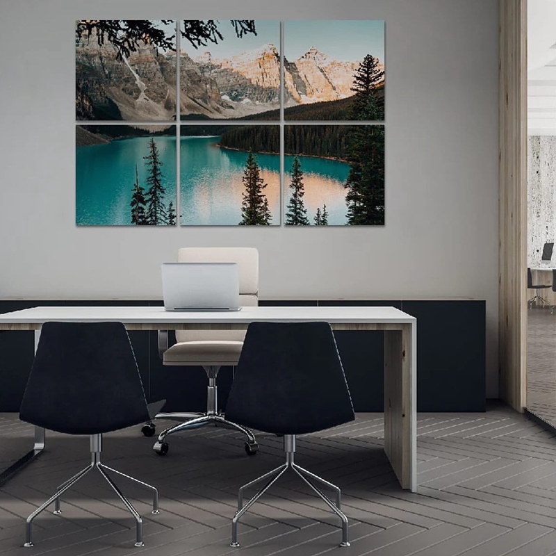 Panel Mural Pemindahan Haba Boleh Cetak - Pelekat Sendiri, Kalis Bunyi, Sesuai untuk Auditorium/Sekolah