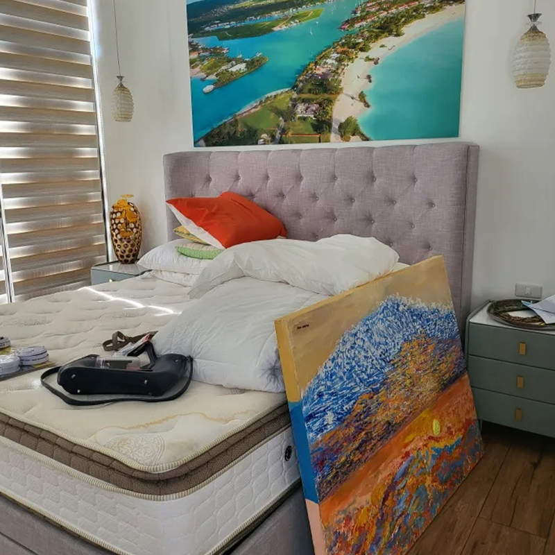 Mural Akustik Pemindahan Haba HD - Boleh Disesuaikan, Mengurangkan Bunyi, Sesuai untuk Sekolah/Auditorium