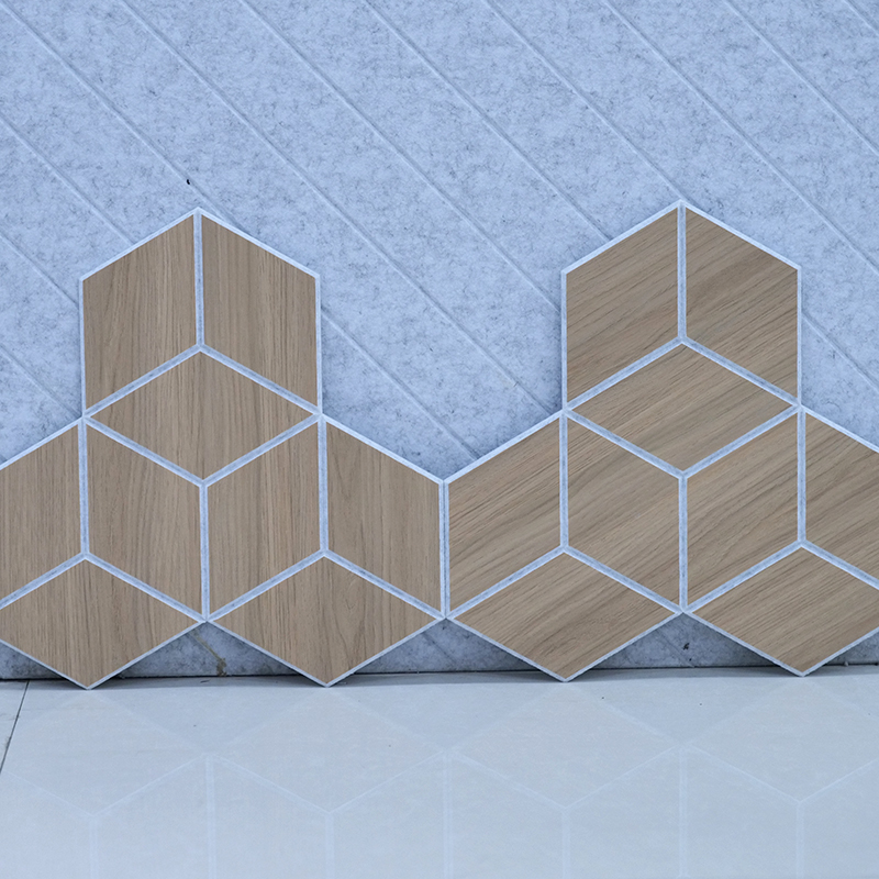 Panel Akustik Kayu Rekaan Moden Premium untuk Papan Panel Dinding Penyerapan Bunyi Cemerlang Hotel Pejabat Rumah