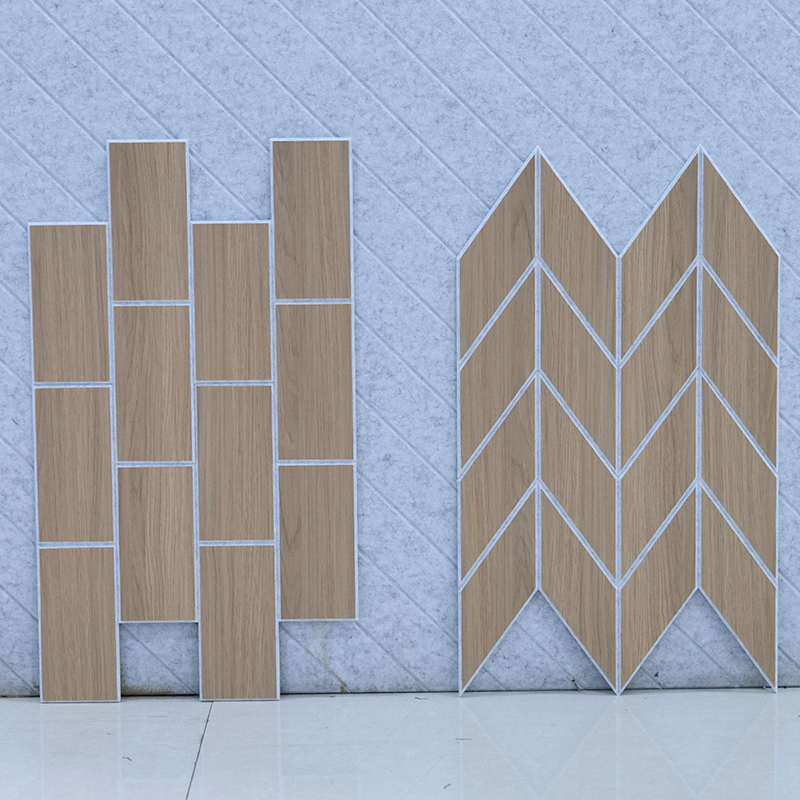 Panel Akustik Kayu Rekaan Moden Premium untuk Papan Panel Dinding Penyerapan Bunyi Cemerlang Hotel Pejabat Rumah