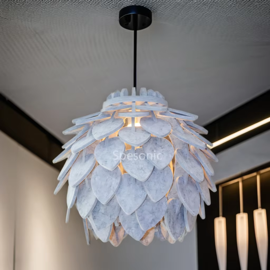 Anti-acuan dan Anti-kelembapan, Panel Penyerap Bunyi Jenis Gantung, Sesuai untuk Pawagam dan Lobi Pejabat